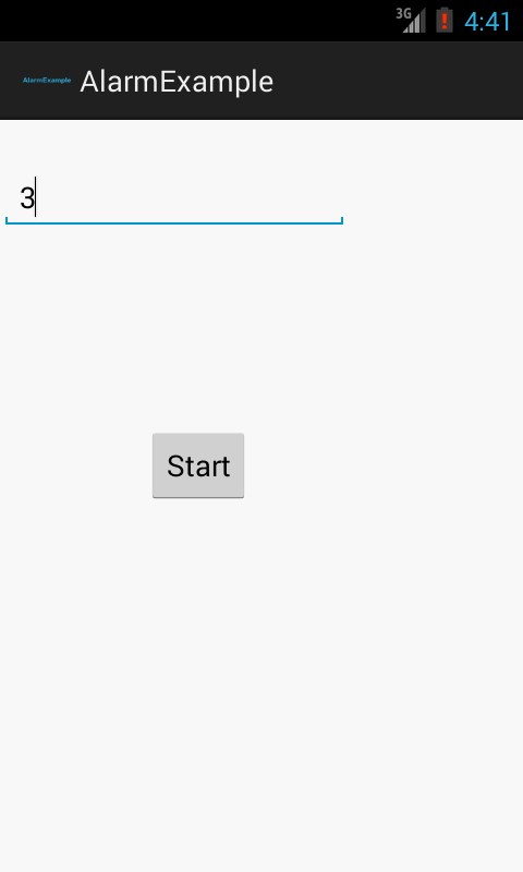 android alarmmanager example output 1