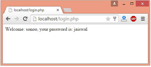 php login form handling