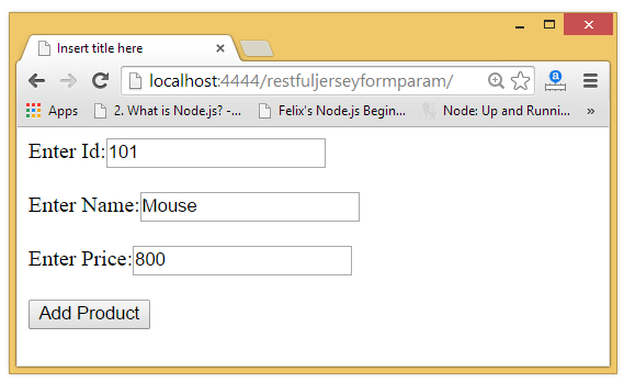 jax rs form param example