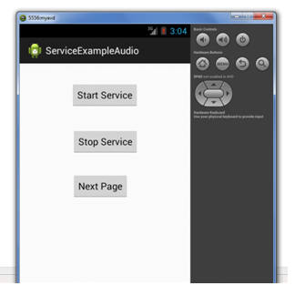 android service example output 1