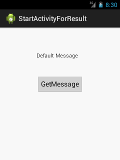 android startactivityforresult example output 1